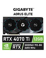 GIGABYTE AORUS GeForce RTX 4070 Ti ELITE 12GB GDDR6X GV-N407TAORUS E-12GD Graphics Card by gigabyte at Rebel Tech