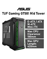 ASUS TUF Gaming GT501 Mid Tower 90DC0012-B49000 Computer Case by asus at Rebel Tech