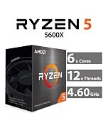 AMD Ryzen 5 5600X Vermeer 6-Core 3.70GHz AM4 65W 100-100000065BOX Desktop Processor by amd at Rebel Tech