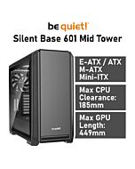 be quiet! Silent Base 601 Mid Tower BGW26 Computer Case by bequiet at Rebel Tech