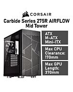 CORSAIR Carbide Series 275R AIRFLOW Mid Tower CC-9011181 Computer Case by corsair at Rebel Tech