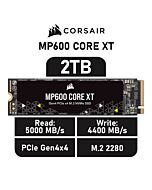 CORSAIR MP600 CORE XT 2TB PCIe Gen4x4 CSSD-F2000GBMP600CXT M.2 2280 Solid State Drive by corsair at Rebel Tech