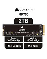 CORSAIR MP700 2TB PCIe Gen5x4 CSSD-F2000GBMP700R2 M.2 2280 Solid State Drive by corsair at Rebel Tech