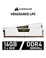 CORSAIR VENGEANCE LPX 16GB Kit DDR4-3000 CL16 1.35v CMK16GX4M2D3000C16W Desktop Memory by corsair at Rebel Tech
