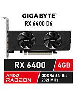 GIGABYTE Radeon RX 6400 D6 4GB GDDR6 GV-R64D6-4GL Graphics Card by gigabyte at Rebel Tech