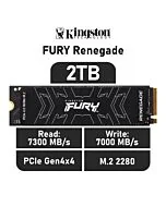 Kingston FURY Renegade 2TB PCIe Gen4x4 SFYRD/2000G M.2 2280 Solid State Drive by kingston at Rebel Tech