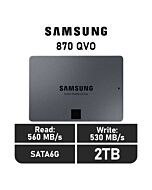 Samsung 870 QVO 2TB SATA6G MZ-77Q2T0BW 2.5" Solid State Drive by samsung at Rebel Tech