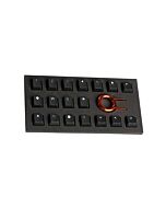 Tai-Hao Rubber Black 018C03BK101 Keycap Set by taihao at Rebel Tech