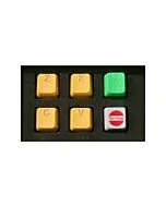 Tai-Hao Rubber Neon Orange 004C03OR102 Keycap Set by taihao at Rebel Tech