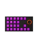 Tai-Hao Rubber Neon Purple Mystery 022C03PP101 Keycap Set by taihao at Rebel Tech