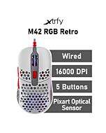 Xtrfy M42 RGB Retro Optical M42-RGB-RETRO Wired Gaming Mouse by xtrfy at Rebel Tech