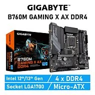 GIGABYTE B760M GAMING X AX DDR4 LGA1700 Intel B760 Micro-ATX Intel Motherboard