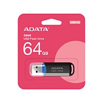 ADATA C906 64GB USB-A AC906-64G-RBK Flash Drive by adata at Rebel Tech