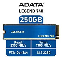ADATA LEGEND 740 250GB PCIe Gen3x4 ALEG-740-250GCS M.2 2280 Solid State Drive by adata at Rebel Tech