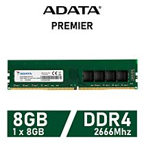 ADATA Premier 8GB DDR4-2666 CL19 1.20v AD4U26668G19-RGN Desktop Memory by adata at Rebel Tech
