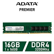 ADATA Premier 16GB DDR4-3200 CL22 1.20v AD4U320016G22-RGN Desktop Memory by adata at Rebel Tech