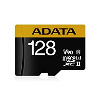 ADATA Premier ONE microSDXC UHS-II 128GB AUSDX128GUII3CL10-CA1 Memory Card by adata at Rebel Tech