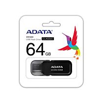 ADATA UV240 64GB USB-A AUV240-64G-RBK Flash Drive by adata at Rebel Tech