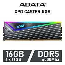 ADATA XPG CASTER RGB 16GB DDR5-6000 CL40 1.35v AX5U6000C4016G-CCARGY Desktop Memory by adata at Rebel Tech