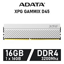 ADATA XPG GAMMIX D45 16GB DDR4-3200 CL16 1.35v AX4U320016G16A-CWHD45 Desktop Memory by adata at Rebel Tech