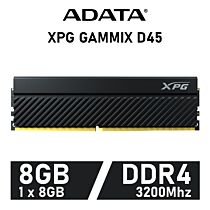 ADATA XPG GAMMIX D45 8GB DDR4-3200 CL16 1.35v AX4U32008G16A-CBKD45 Desktop Memory by adata at Rebel Tech