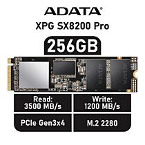 ADATA XPG SX8200 Pro 256GB PCIe Gen3x4 ASX8200PNP-256GT-C M.2 2280 Solid State Drive by adata at Rebel Tech