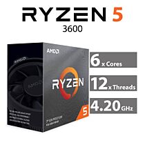 AMD Ryzen 5 3600 Matisse 6-Core 3.60GHz AM4 65W 100-100000031AWOF Desktop Processor by amd at Rebel Tech