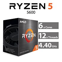 AMD Ryzen 5 5600 Vermeer 6-Core 3.50GHz AM4 65W 100-100000927BOX Desktop Processor by amd at Rebel Tech