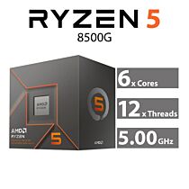 AMD Ryzen 5 8500G Phoenix 6-Core 3.50GHz AM5 65W 100-100000931BOX Desktop Processor by amd at Rebel Tech