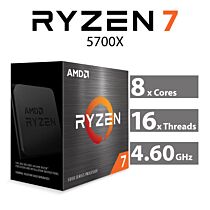 AMD Ryzen 7 5700X Vermeer 8-Core 3.40GHz AM4 65W 100-100000926WOF Desktop Processor by amd at Rebel Tech