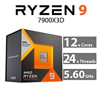 AMD Ryzen 9 7900X3D Raphael 12-Core 4.40GHz AM5 120W 100-100000909WOF Desktop Processor  by amd at Rebel Tech