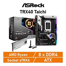 ASRock TRX40 Taichi sTR4 AMD TRX40-TAICHI TRX40 ATX AMD Motherboard by asus at Rebel Tech