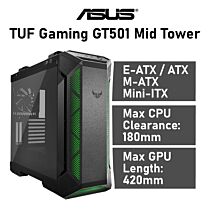 ASUS TUF Gaming GT501 Mid Tower 90DC0012-B49000 Computer Case by asus at Rebel Tech
