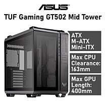 ASUS TUF Gaming GT502 Mid Tower 90DC0090-B09000 Computer Case by asus at Rebel Tech