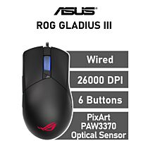 ASUS ROG Gladius III Optical 90MP0270-BMUA00 Wired Gaming Mouse by asus at Rebel Tech
