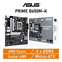 ASUS PRIME B650M-K AM5 AMD B650 Micro-ATX AMD Motherboard by asus at Rebel Tech