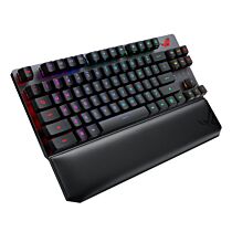 ASUS ROG Strix Scope RX TKL Wireless Deluxe ASUS ROG RX Red Optical 90MP02J0-BKUA01 TKL Mechanical Keyboard by asus at Rebel Tech