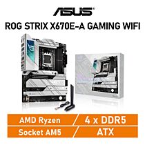 ASUS ROG STRIX X670E-A GAMING WIFI AM5 AMD X670 ATX AMD Motherboard by asus at Rebel Tech