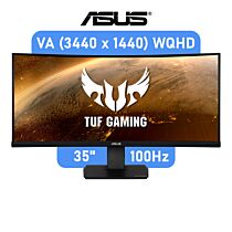 ASUS TUF Gaming VG35VQ 35" VA WQHD 100Hz 90LM0520-B01170 Curved Gaming Monitor by asus at Rebel Tech