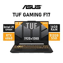 ASUS TUF Gaming F17 FX707VV-I916512G0W Intel Core i9-13900H/ 17.3" FHD (1920x1080) 144Hz / 16GB DDR4 RAM / GeForce RTX 4060 8GB / 512GB PCIe Gen4x4 NVMe SSD / Windows 11 Home / Grey 90NR0CH5-M004W0 Gaming Laptop by asus at Rebel Tech
