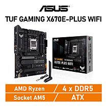 ASUS TUF GAMING X670E-PLUS WIFI AM5 AMD X670 ATX AMD Motherboard by asus at Rebel Tech