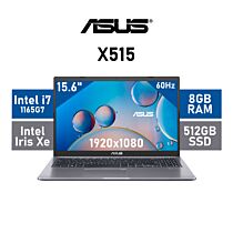 ASUS X515EA-I78512G5W Intel Core i7-1165G7/ 15.6" Full HD (1920x1080) TN Anti-Glare / 8GB DDR4 RAM / 512GB PCIe Gen3x4 NVMe SSD / Windows 11 Home / Slate Grey 90NB0TY1-M03MM0 Laptop by asus at Rebel Tech