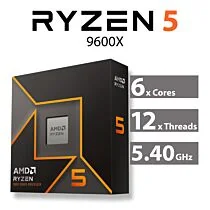 AMD Ryzen 5 9600X Granite Ridge 6-Core 3.9Ghz AM5 65W 100-100001405WOF Desktop Processor by amd at Rebel Tech