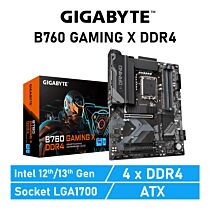 GIGABYTE B760 GAMING X DDR4 LGA1700 Intel B760 ATX Intel Motherboard by gigabyte at Rebel Tech