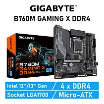 GIGABYTE B760M GAMING X DDR4 LGA1700 Intel B760 Micro-ATX Intel Motherboard by gigabyte at Rebel Tech