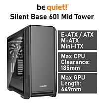 be quiet! Silent Base 601 Mid Tower BGW26 Computer Case by bequiet at Rebel Tech