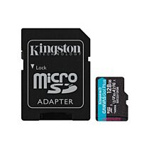 Kingston Canvas Go! Plus microSDXC UHS-I 128GB SDCG3/128GB Memory Card by kingston at Rebel Tech