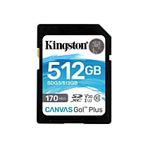 Kingston Canvas Go! Plus SDXC UHS-I 512GB SDG3/512GB Memory Card by kingston at Rebel Tech