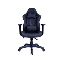 Cooler Master Caliber E1 CMI-GCE1-BK Black Perforated PU Gaming Chair by coolermaster at Rebel Tech