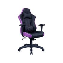 Cooler Master Caliber E1 CMI-GCE1-PR Purple/Black Perforated PU Gaming Chair by coolermaster at Rebel Tech